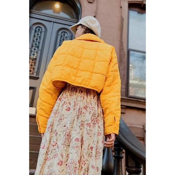 Free People Movement Pippa Packable Puffer Jacket Size S Orangeade